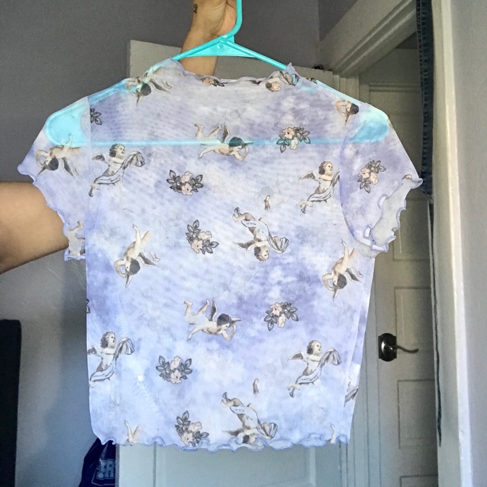 Sheer crop top